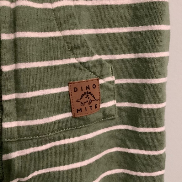 Dino hooded onsie with open feet - Picture 2 of 5